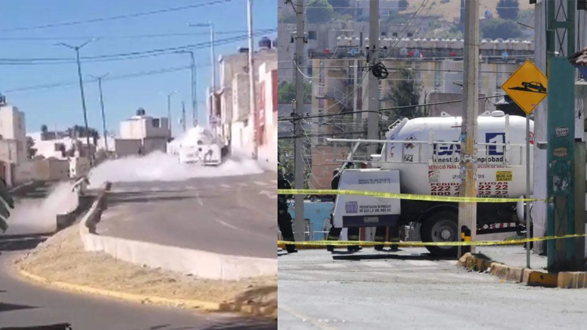 fuga de gas en la guadalupana obliga a evacuar primari